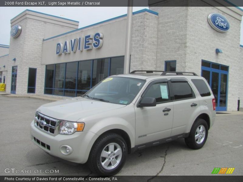 Light Sage Metallic / Charcoal 2008 Ford Escape XLT