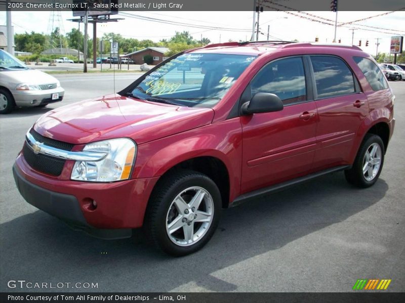 Salsa Red Metallic / Light Gray 2005 Chevrolet Equinox LT
