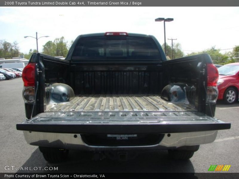 Timberland Green Mica / Beige 2008 Toyota Tundra Limited Double Cab 4x4