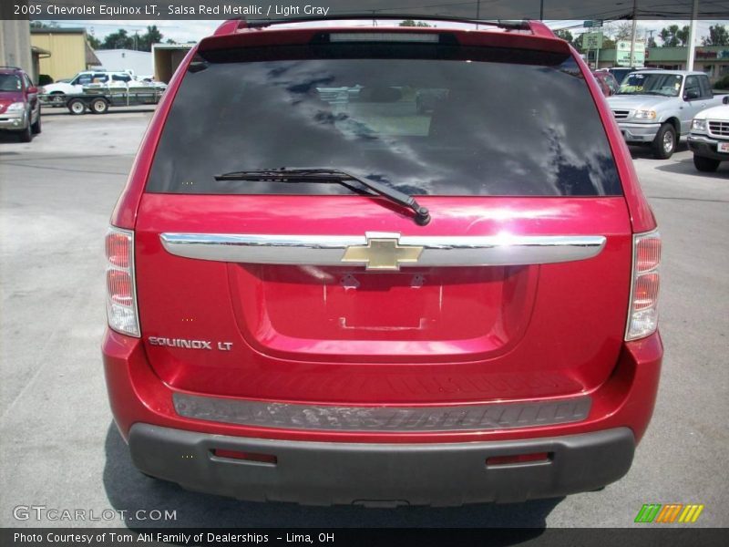 Salsa Red Metallic / Light Gray 2005 Chevrolet Equinox LT
