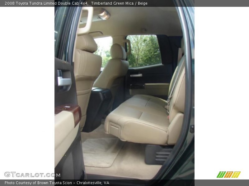 Timberland Green Mica / Beige 2008 Toyota Tundra Limited Double Cab 4x4