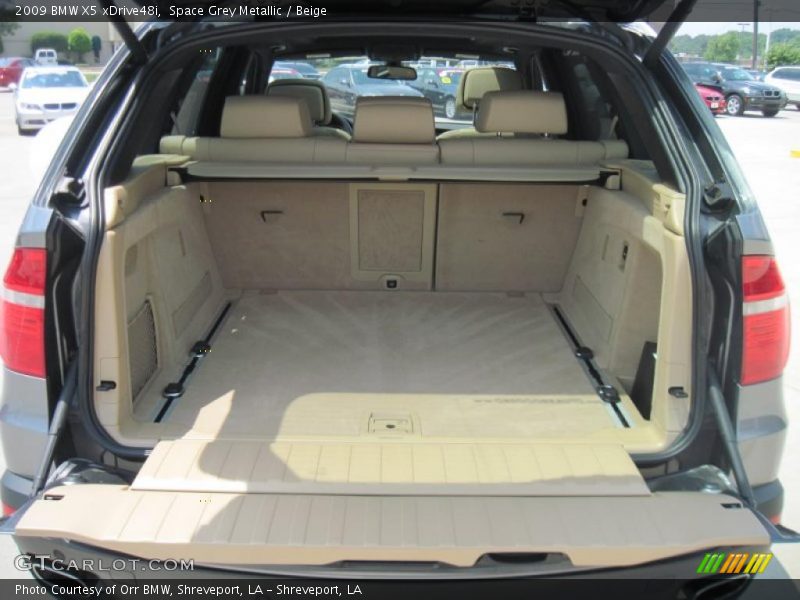 Space Grey Metallic / Beige 2009 BMW X5 xDrive48i