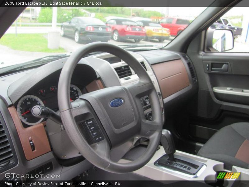 Light Sage Metallic / Charcoal 2008 Ford Escape XLT