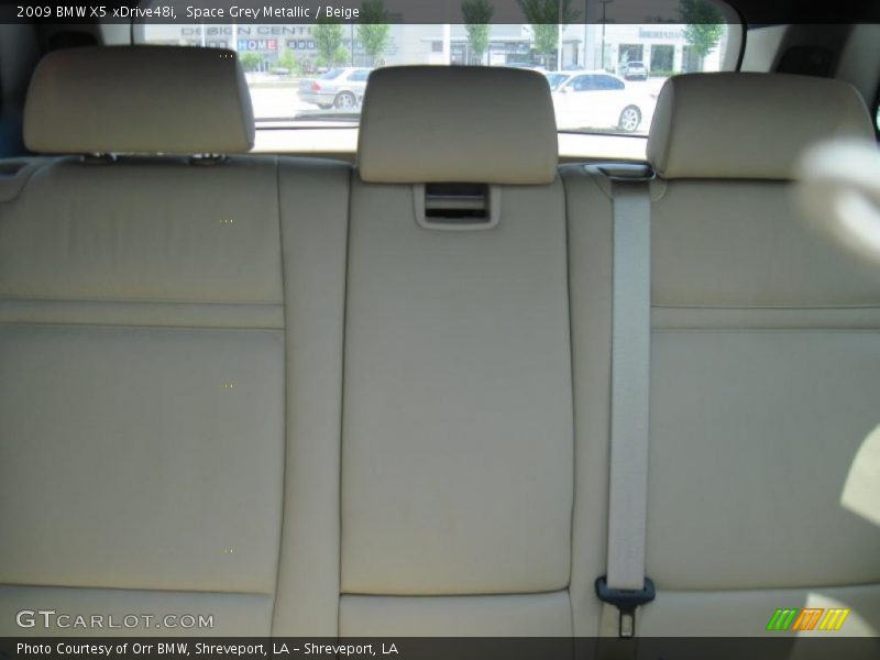 Space Grey Metallic / Beige 2009 BMW X5 xDrive48i