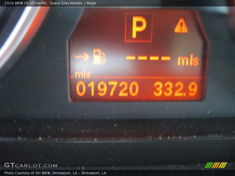 Space Grey Metallic / Beige 2009 BMW X5 xDrive48i