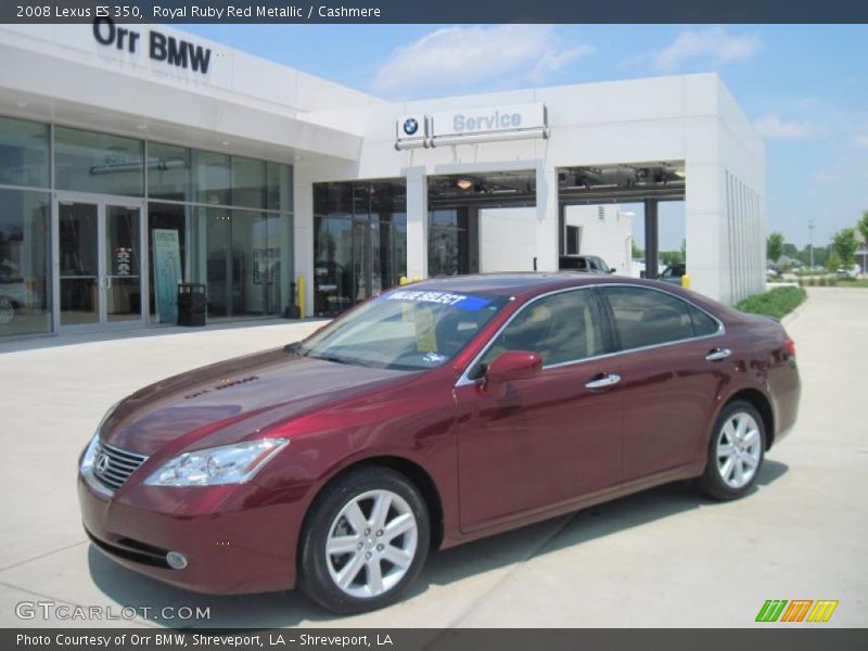 Royal Ruby Red Metallic / Cashmere 2008 Lexus ES 350