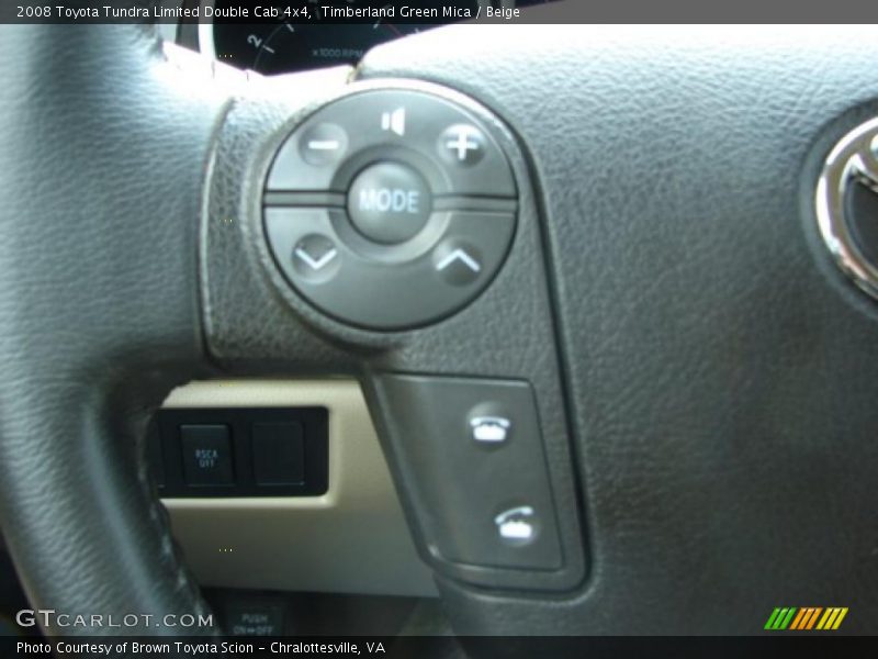 Timberland Green Mica / Beige 2008 Toyota Tundra Limited Double Cab 4x4