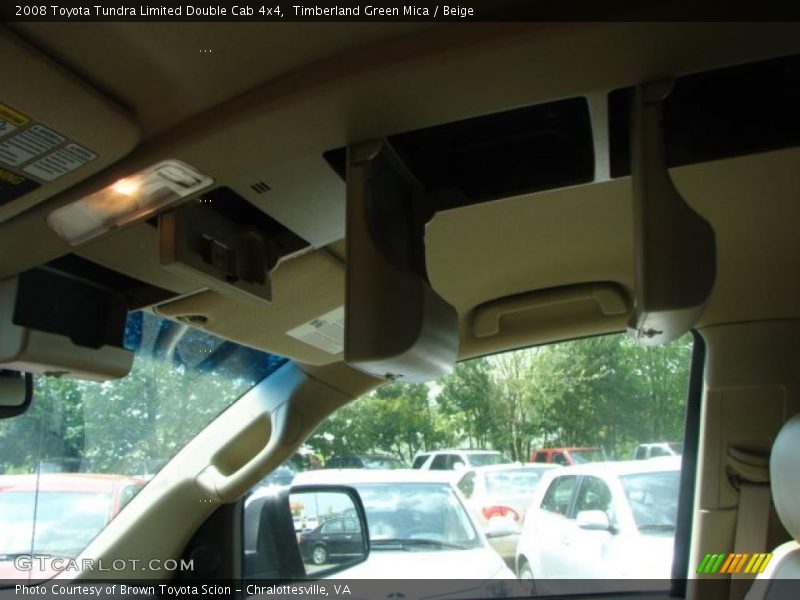 Timberland Green Mica / Beige 2008 Toyota Tundra Limited Double Cab 4x4
