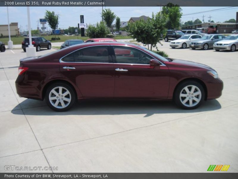 Royal Ruby Red Metallic / Cashmere 2008 Lexus ES 350