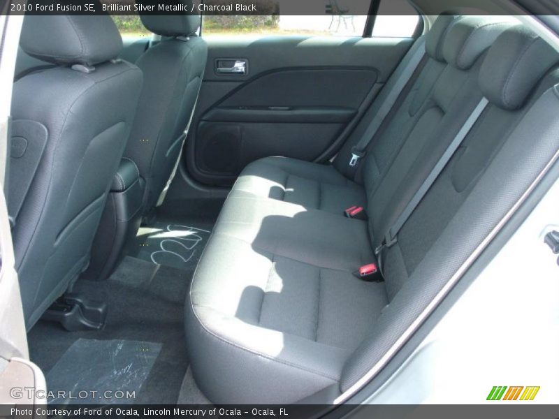 Brilliant Silver Metallic / Charcoal Black 2010 Ford Fusion SE