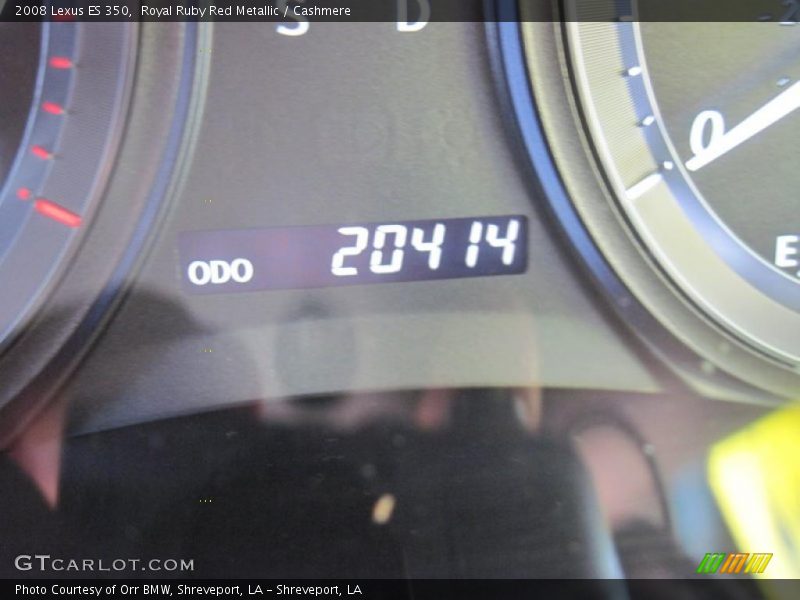 Royal Ruby Red Metallic / Cashmere 2008 Lexus ES 350