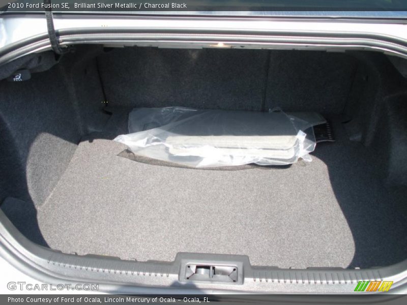 Brilliant Silver Metallic / Charcoal Black 2010 Ford Fusion SE