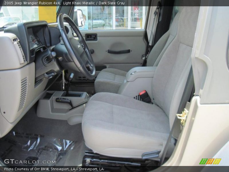 Light Khaki Metallic / Dark Slate Gray 2005 Jeep Wrangler Rubicon 4x4
