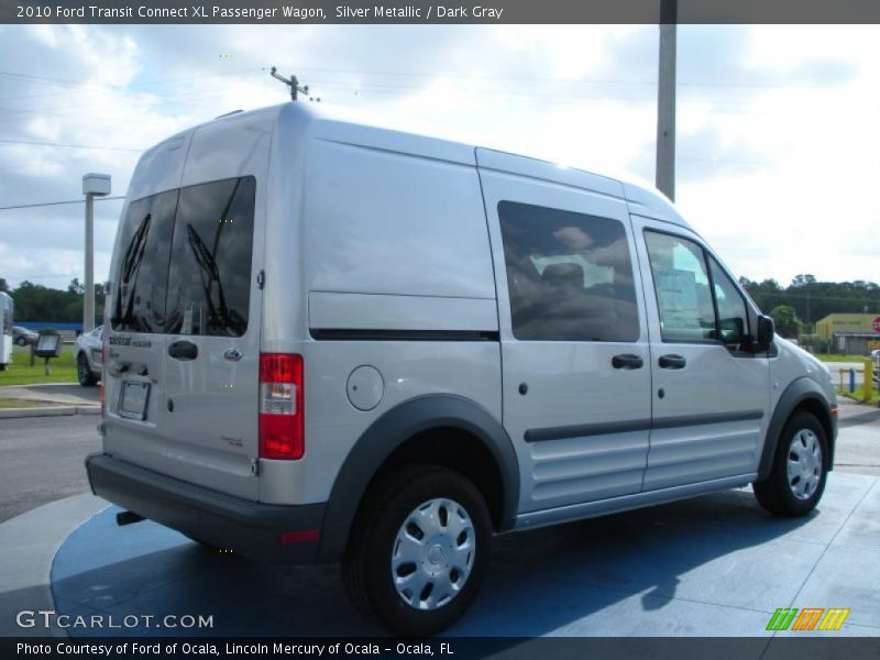 Silver Metallic / Dark Gray 2010 Ford Transit Connect XL Passenger Wagon