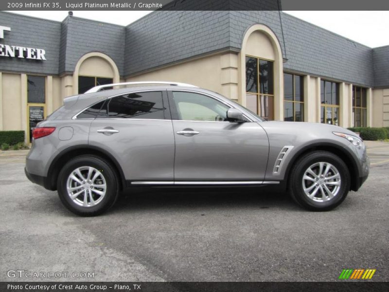 Liquid Platinum Metallic / Graphite 2009 Infiniti FX 35