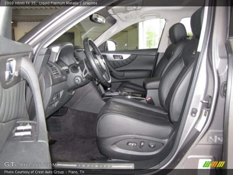Liquid Platinum Metallic / Graphite 2009 Infiniti FX 35