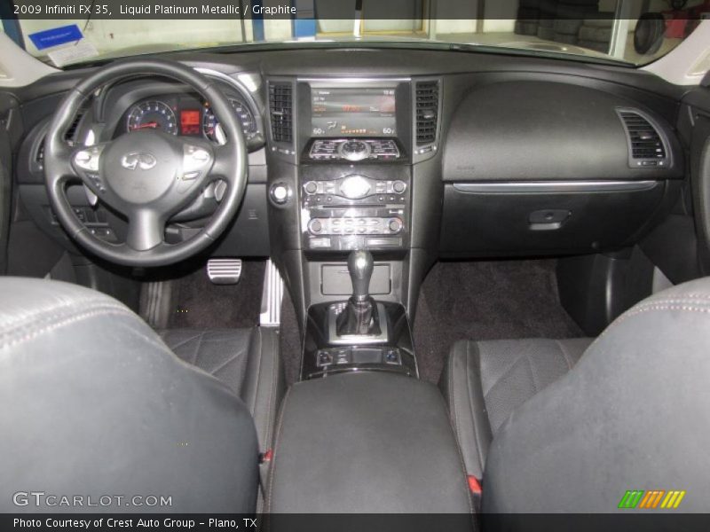 Liquid Platinum Metallic / Graphite 2009 Infiniti FX 35