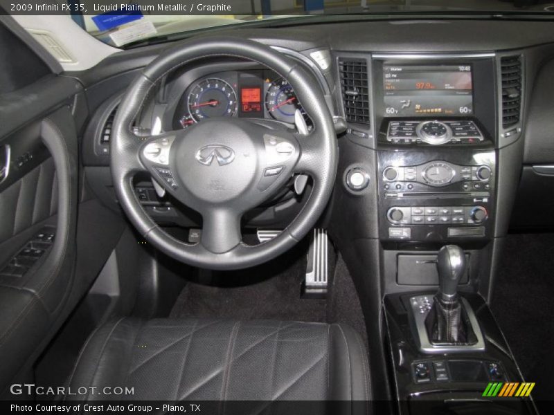 Liquid Platinum Metallic / Graphite 2009 Infiniti FX 35