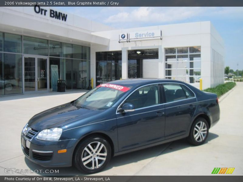 Blue Graphite Metallic / Grey 2006 Volkswagen Jetta 2.5 Sedan