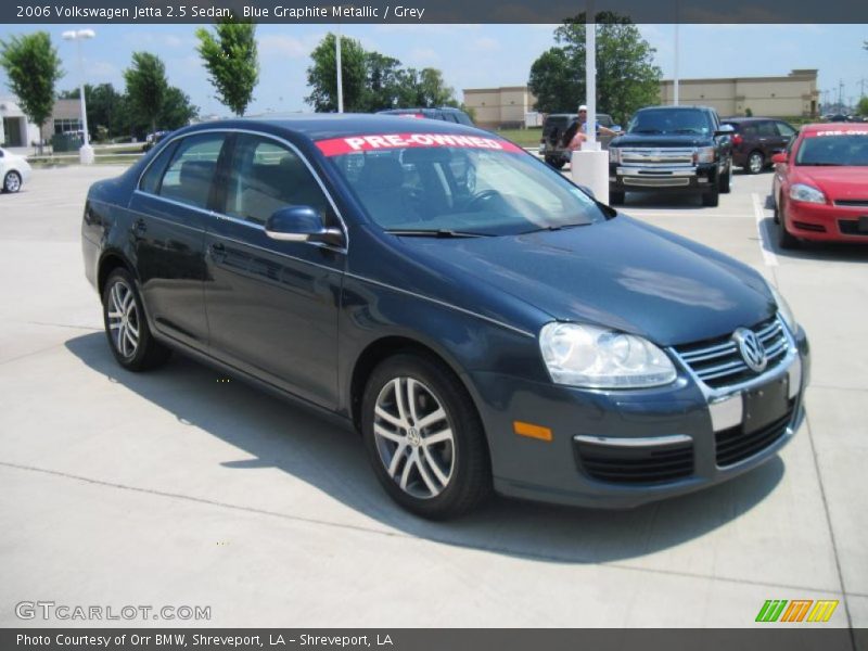 Blue Graphite Metallic / Grey 2006 Volkswagen Jetta 2.5 Sedan