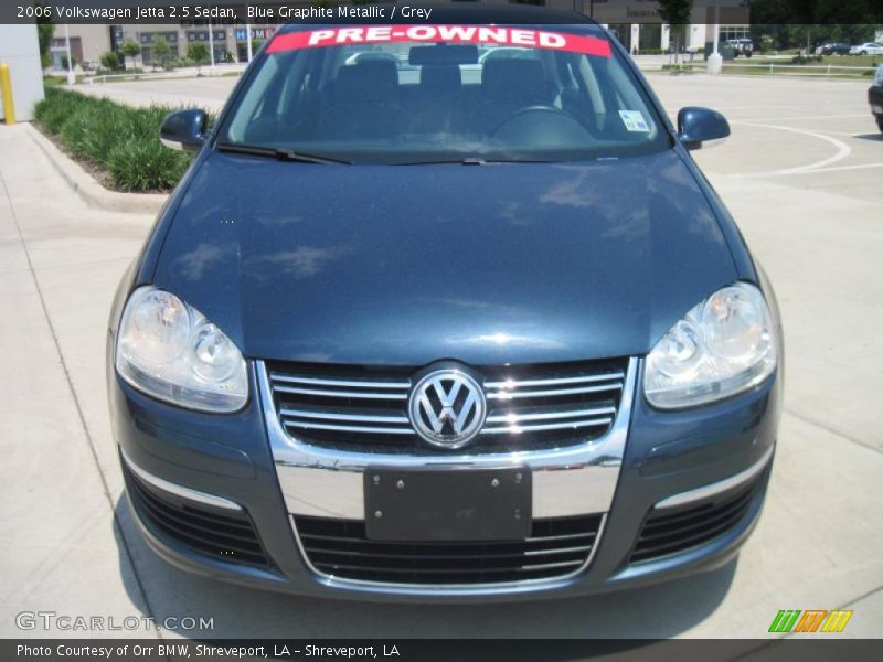 Blue Graphite Metallic / Grey 2006 Volkswagen Jetta 2.5 Sedan