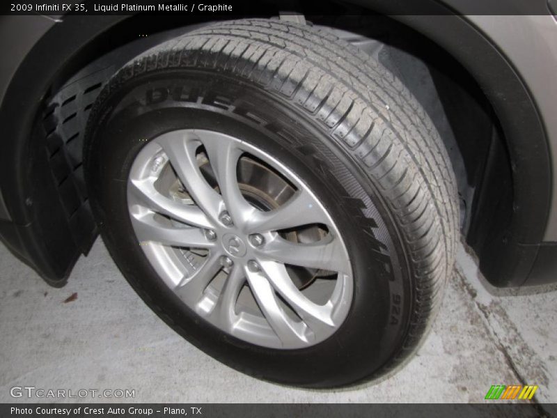 Liquid Platinum Metallic / Graphite 2009 Infiniti FX 35