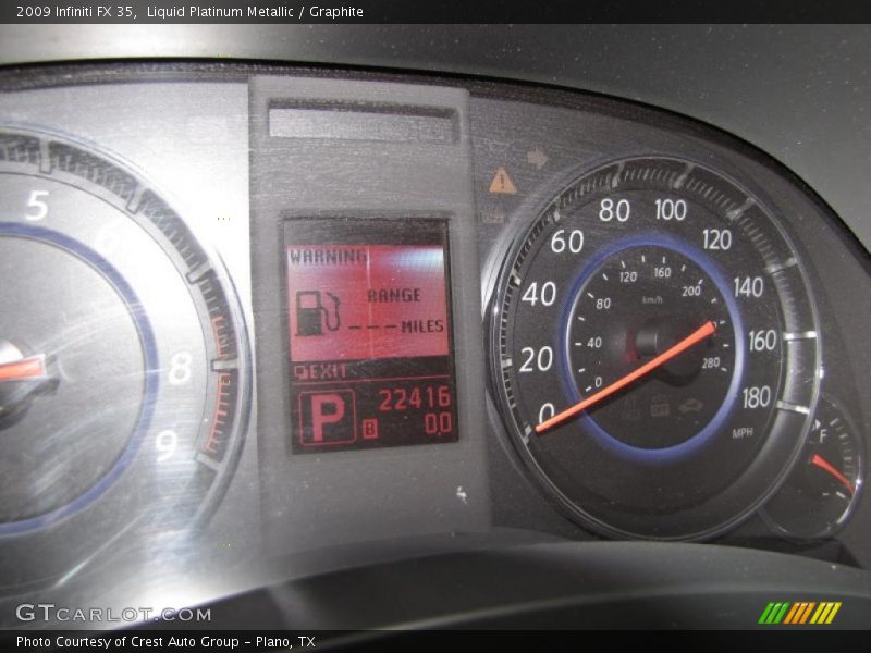 Liquid Platinum Metallic / Graphite 2009 Infiniti FX 35