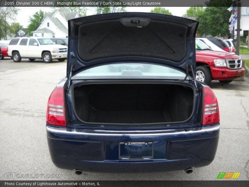 Midnight Blue Pearlcoat / Dark Slate Gray/Light Graystone 2005 Chrysler 300 C HEMI