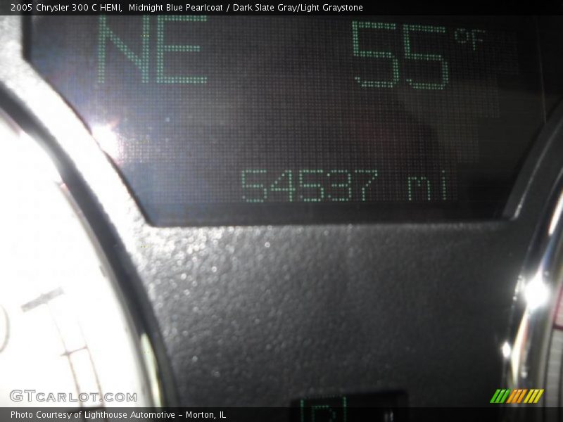 Midnight Blue Pearlcoat / Dark Slate Gray/Light Graystone 2005 Chrysler 300 C HEMI