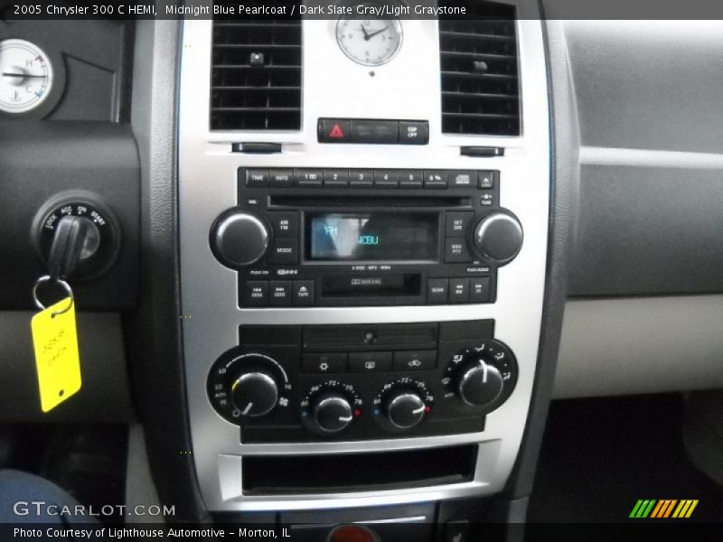 Midnight Blue Pearlcoat / Dark Slate Gray/Light Graystone 2005 Chrysler 300 C HEMI