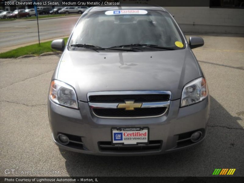 Medium Gray Metallic / Charcoal 2008 Chevrolet Aveo LS Sedan