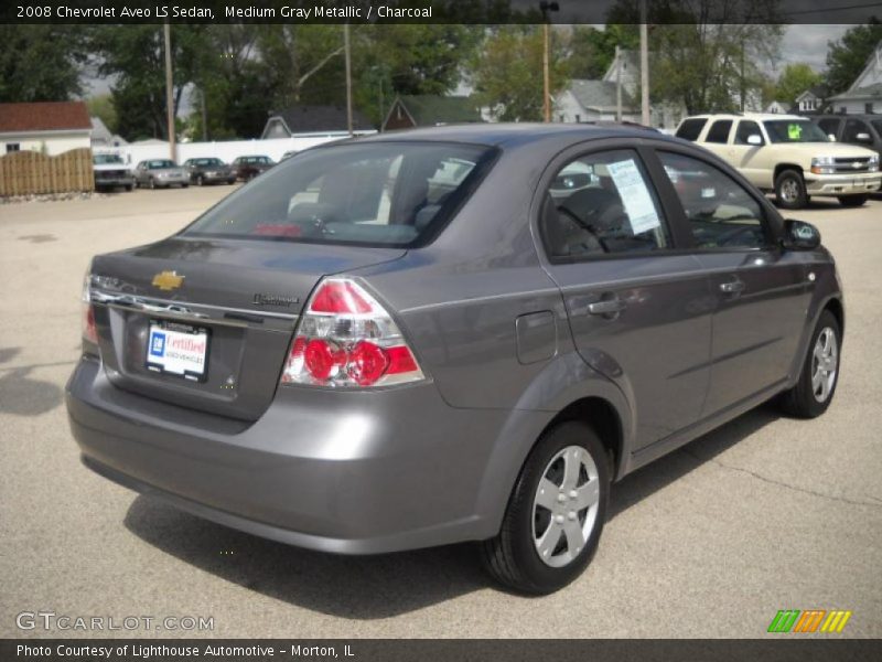 Medium Gray Metallic / Charcoal 2008 Chevrolet Aveo LS Sedan