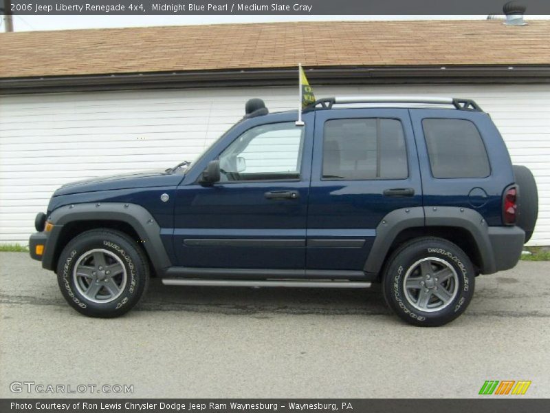 Midnight Blue Pearl / Medium Slate Gray 2006 Jeep Liberty Renegade 4x4