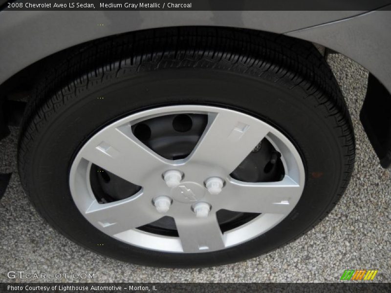 Medium Gray Metallic / Charcoal 2008 Chevrolet Aveo LS Sedan