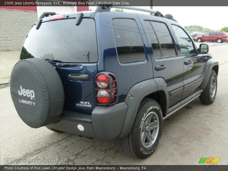 Midnight Blue Pearl / Medium Slate Gray 2006 Jeep Liberty Renegade 4x4