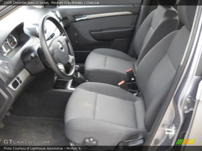Medium Gray Metallic / Charcoal 2008 Chevrolet Aveo LS Sedan