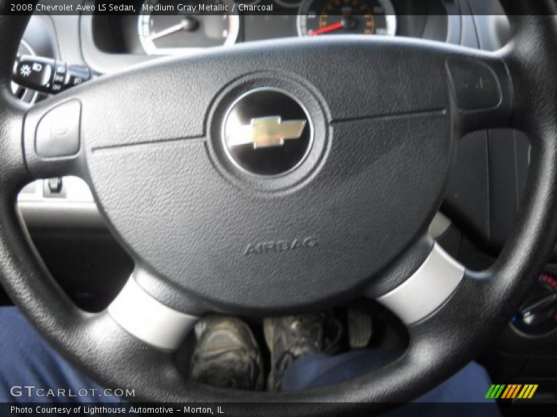 Medium Gray Metallic / Charcoal 2008 Chevrolet Aveo LS Sedan