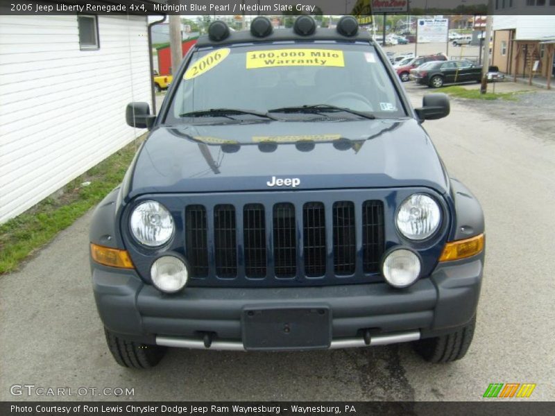 Midnight Blue Pearl / Medium Slate Gray 2006 Jeep Liberty Renegade 4x4