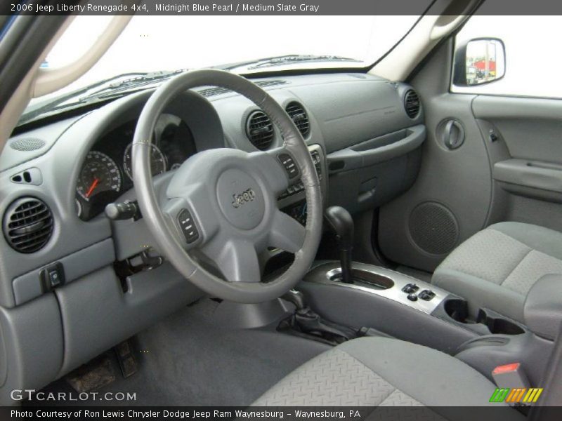 Midnight Blue Pearl / Medium Slate Gray 2006 Jeep Liberty Renegade 4x4