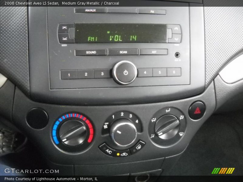 Medium Gray Metallic / Charcoal 2008 Chevrolet Aveo LS Sedan