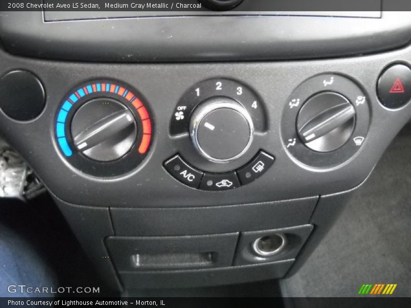 Medium Gray Metallic / Charcoal 2008 Chevrolet Aveo LS Sedan