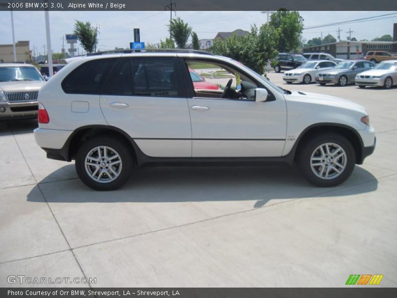 Alpine White / Beige 2006 BMW X5 3.0i