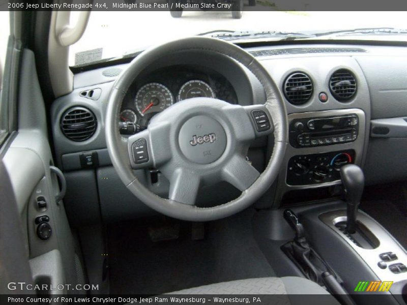 Midnight Blue Pearl / Medium Slate Gray 2006 Jeep Liberty Renegade 4x4