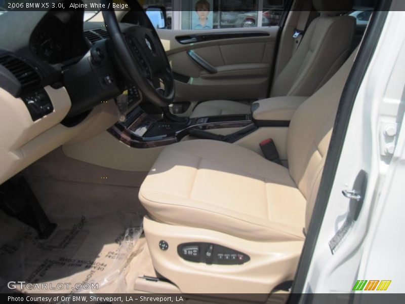 Alpine White / Beige 2006 BMW X5 3.0i