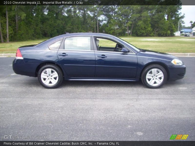 Imperial Blue Metallic / Gray 2010 Chevrolet Impala LS