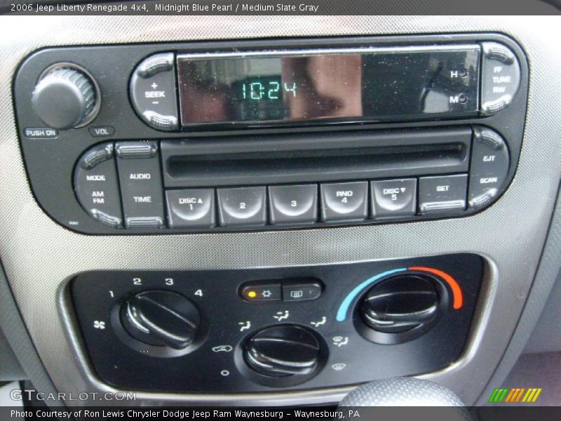 Midnight Blue Pearl / Medium Slate Gray 2006 Jeep Liberty Renegade 4x4