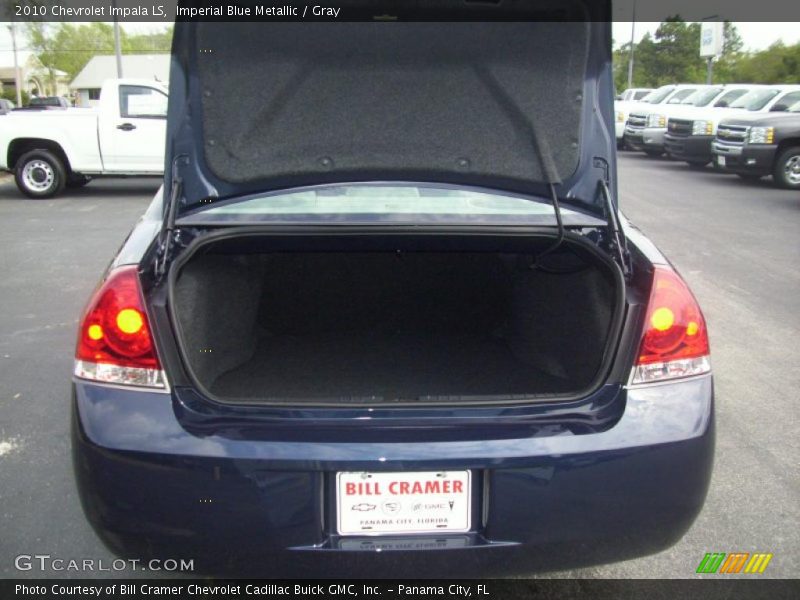 Imperial Blue Metallic / Gray 2010 Chevrolet Impala LS