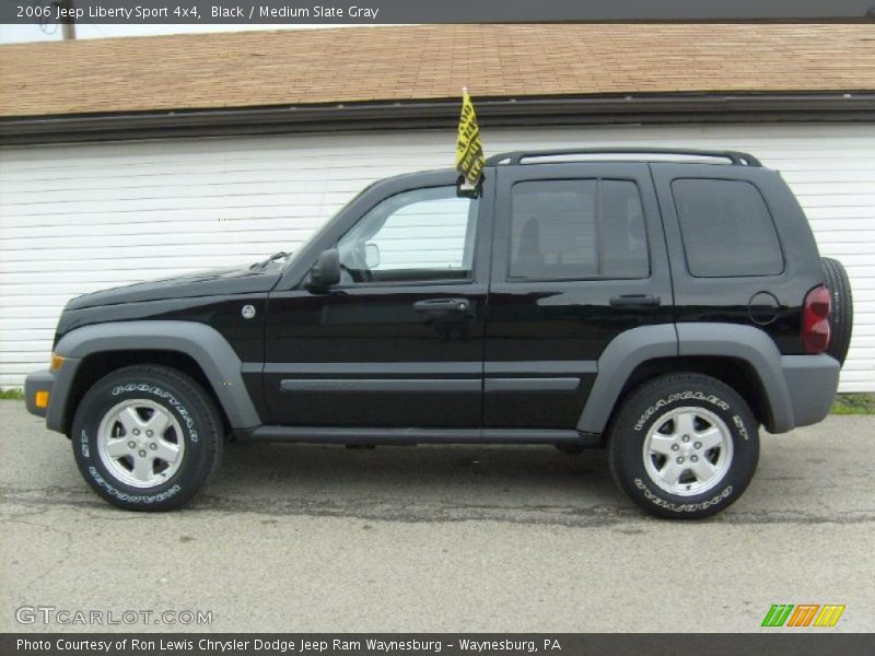 Black / Medium Slate Gray 2006 Jeep Liberty Sport 4x4