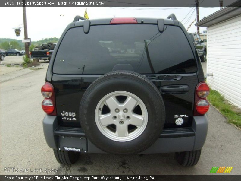 Black / Medium Slate Gray 2006 Jeep Liberty Sport 4x4
