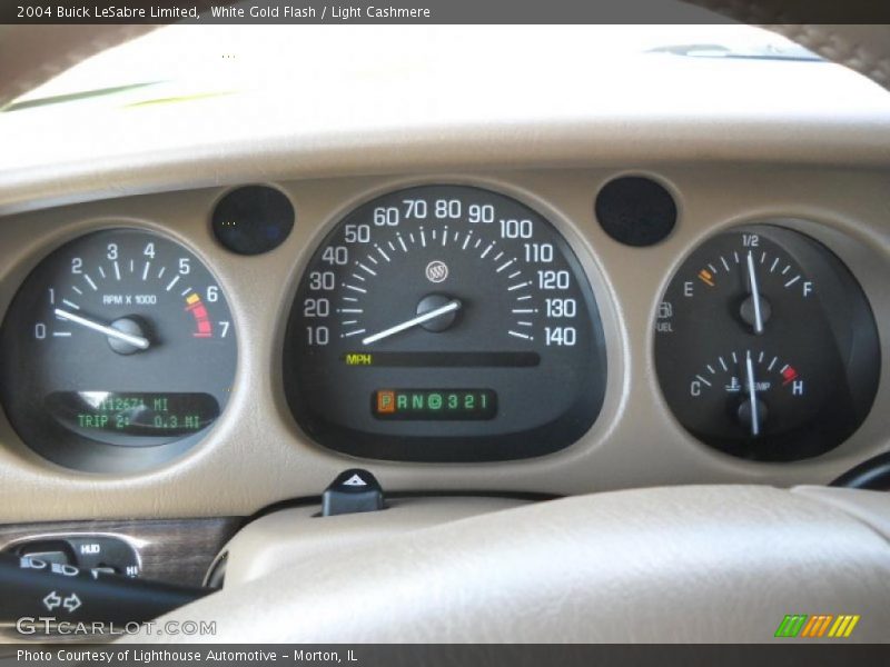 White Gold Flash / Light Cashmere 2004 Buick LeSabre Limited